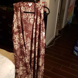 Lularoe Joy long line vest, Small - NWT